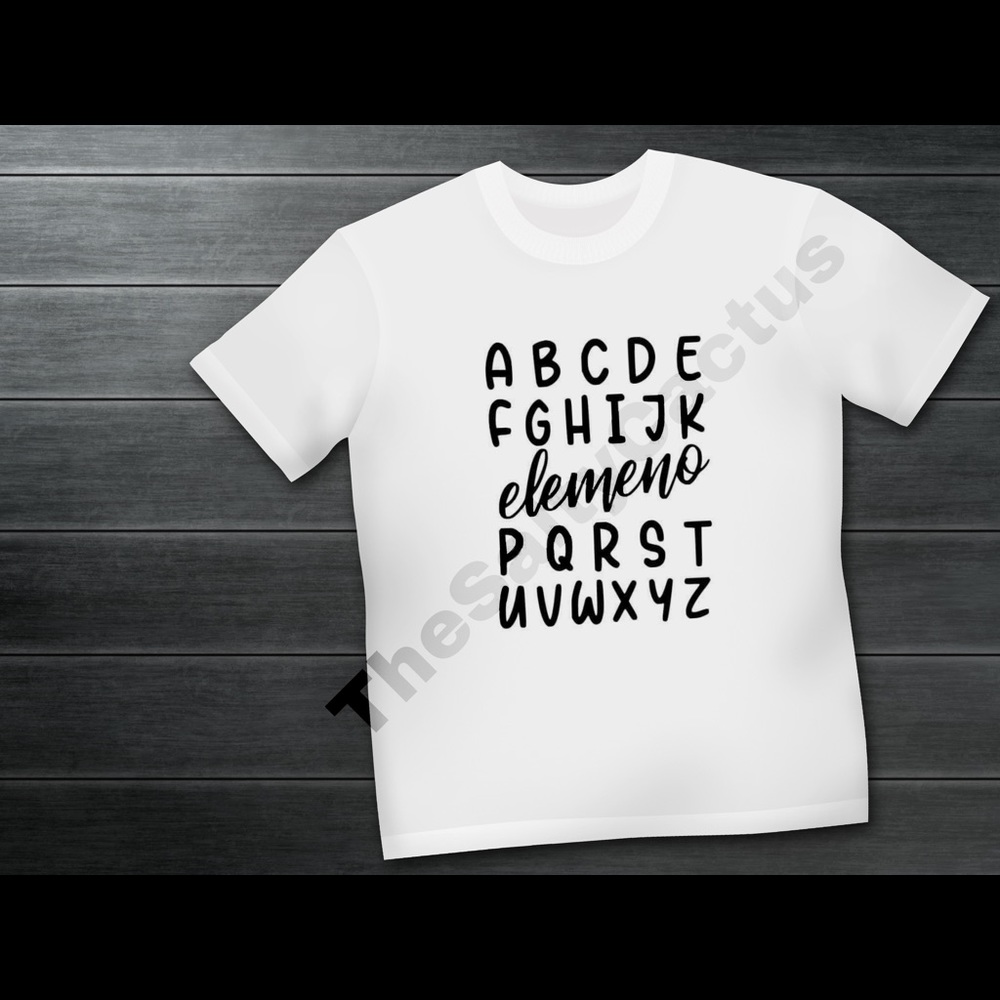 Kids abc shirt